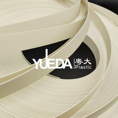 China Skin Feel Decorative Edge Banding Cabinet PVC Edge Banding Dust Prevention for sale