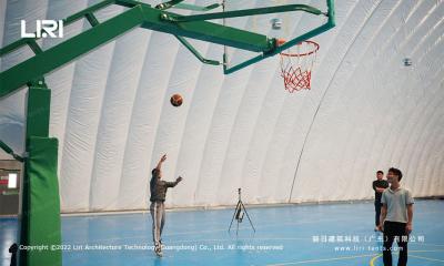 China Big Inflatable Membrane Structure Basketball Court Air Form Dome Sport Tent for sale