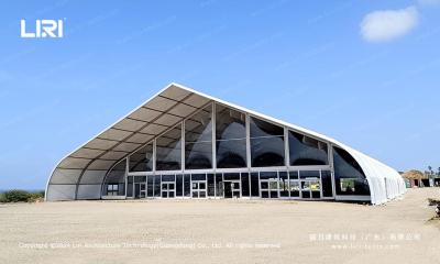 China Waterproof Outdoor Large Big Marquee Party Curve Roof TFS Canopy Tents 40x70m for Outside General Events and Exhibition for sale