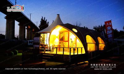 China 4 Season Luxury Shell Shape Glamping Tents Manufacturers for Resorts for sale