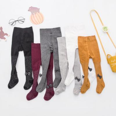 China 2020 Sustainable Spring And Autumn Children's Socks Girls Bright Silk Tights Silk Leggings for sale