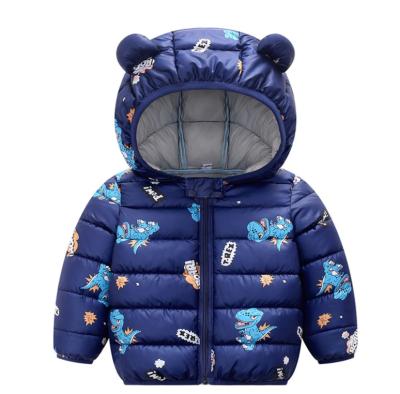 China Winter Regular Warm Cartoon Animal Zipper Boy Clothing Jacket Coat Girls for sale