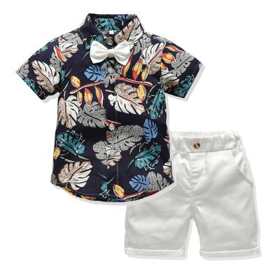 China Baby Boy Casual Gentleman Clothes Set 2020 Summer Party Newborn Infant Birthday Baby Clothes Suits for sale