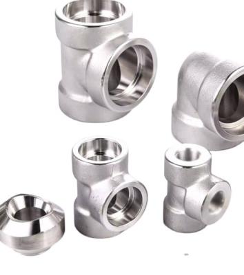 China 90 degree elbow stainless steel ss316 b16.11 stainless steel socket fitting welding forged fittings 304 socket welding fittings for sale