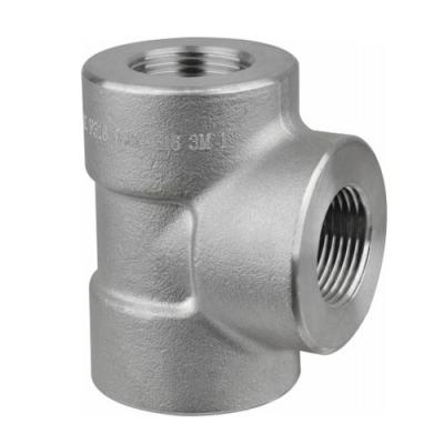 China Pipe Lines Connect 304 Forged Y Street Stainless Steel Pipe Fitting High Pressure Tee Fitting Male Female Pipe Fittings for sale