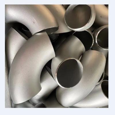 China Industrial use ss316l 4inch SCH40S stainless steel butt welded fittings elbow and reducing tee for various materials for sale