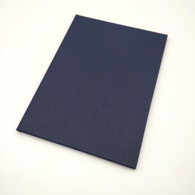 China Custom Blue Card Holder Paper Certificates and Manual Paper Holders Hotel and Restaurant Check Holder for sale