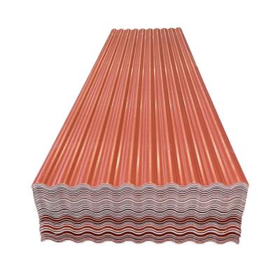 China Heat resistance durable new color roofs warehouse roof tile price sale pvc roof tile spanish price for sale