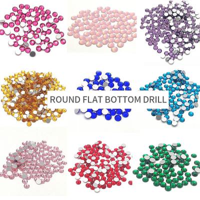 China Hot Selling Multi Size Shinning Mixed Rhinestones Crystal Diamond Stone Flatback For Nail Art DIY for sale