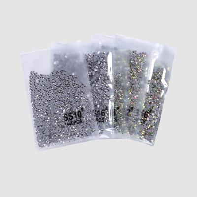 China Hot selling Crystal Flatback nail art diamond jewelry flat bottom hotfix rhinestone flatback DIY mobile phone accessories for sale