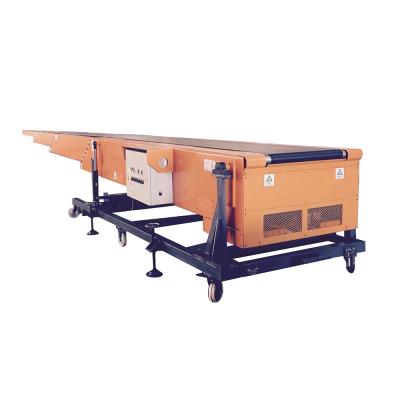 China Fire Resistant Mobile Telescopic Belt Conveyor For Package Truck Telescopic Conveyor Belt for sale