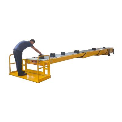 China Fire Resistant Telescopic Belt Conveyor Moving Forward Expandable Conveyor Belt Folding Telescopic Conveyor for sale