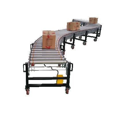 China Powered Belt Fire Resistant Flexible Roller Conveyor With Competitive Price for sale