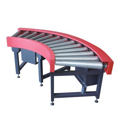 China Garment Shops 90 Degree Curve Roller Conveyor 90 Degree Roller Conveyor Goods 90 Degree Curve Roller Conveyor for sale