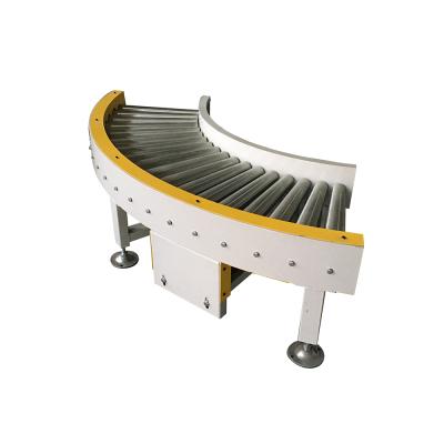 China Oil Heavy Duty 90 Degree Turn Electric Motorized Roller Conveyor for sale