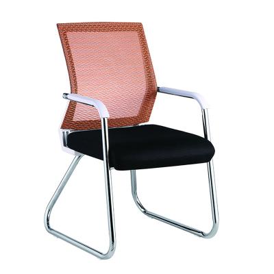 China Free Sample Modern Design Simple Design Office Furniture Mesh Covering Back Seat Office Visitor Desk Chair for sale