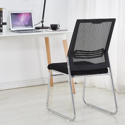 China Modern Design Cheap Durable Tireless Middle Stacking Back Armless Arc Leg Rest Meeting Room Lobby Office Visitor Chair for sale