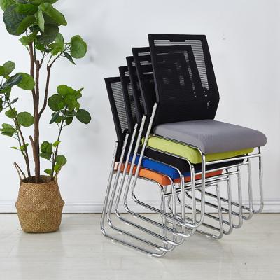 China Modern Design Best Price Most Comfortable Stackable Mesh Executive Mid Back Office Chair With Metal Frames for sale