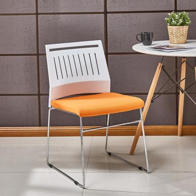 China Modern design colorful stackable dining room cheap plastic pp furniture dining cafe chair with metal legs for sale