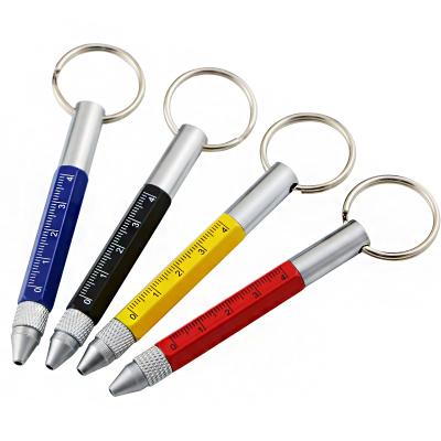 China Promotional Pen Spirit Level Screwdriver Ballpoint Tip Pen Multi Functional Tool Tech for sale