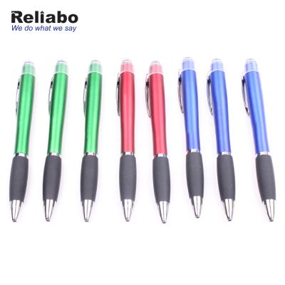 China Reliabo Chinese Novel Products Promotional High Quality Led Light Multi Function Ball Pen for sale