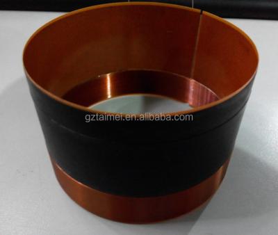 China Black Aluminum / Up To / Kapton 75.5 Inner And Outer Winding Loudspeaker Woffer Voice Coil for sale