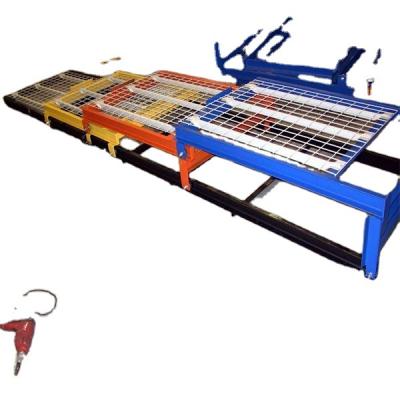 China Push Through Rack Push Back Racks 1000kg-4000kg/Layer 0-3600mm Industrial Rack Te koop