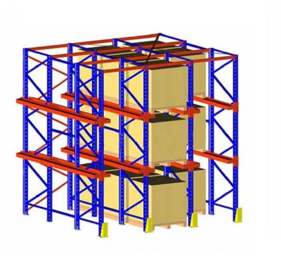 China Industrial Heavy Duty Rack Pallet Storage Solution Drive In Style Racking System en venta