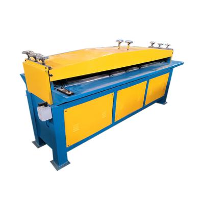 China food & Beverage Plant G1.2*2000B Quintuple Groove Sheet Metal Beading Conduit Making Machines Five Conduit HVAC Line / Seven Line Beading Machine for sale