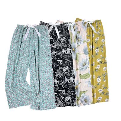 China Anti-pilling african print fasion pants women beach pants women wide front pants women for sale