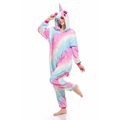 China Wholesale Unicorn Pajamas Women Thermal Cute Animal Adult Onesie for sale