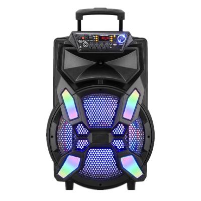 China No New Arrival High Power 45w BT Sound Box 15 Inch Outdoor Speakers With Circle Light for sale