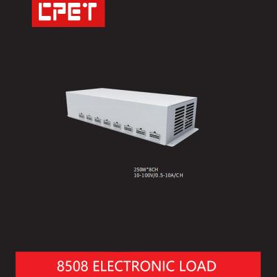 China 250W 8CH Programmable DC Electronic Load For Battery Discharge Aging Test for sale