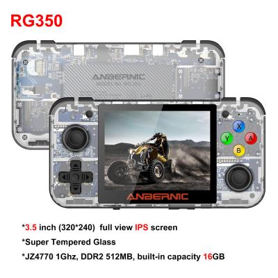 China ABS Plastic Console 3.5inch IPS Screen Retro Game FBA GB MP3 MP4 Game Player PS1 ANBERNIC RG350 Handheld Video Game Console Players Box for sale