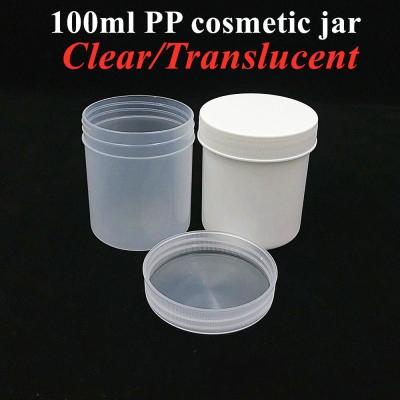 China Lujo 150g 250g 500g 1000ml Vacío Blanco Negro Azul Cosmético Loción para el rostro y el cuerpo Transparente Translúcido PP Jar de crema de plástico en venta