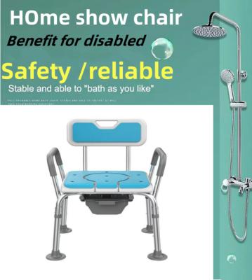 China Bathroom Elder Equipment Healthcare Bath Bench Shower Chair with Handle zu verkaufen