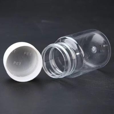 China 30ml PET Plastic Pill Tablet Medicine Bottle with Transparent Clear Design and Screw Cap en venta