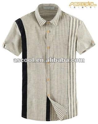 China High Quality Comfortable And Soft Linen Anti-pilling Cotton Yarn-dyed Casual Shirts For Men for sale