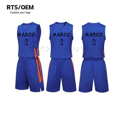 China Summer Vitality Comfy Sports Theme Two-Piece Set Adult Classic Kids Breathable Tank Tops Basketball Custom Sportswear for sale