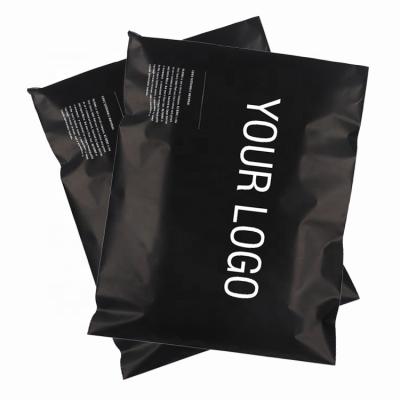 China shoes & Custom Logo Printed Express Recycled Black Logo Mailer Bags Clothes Shipping Package Envelope Mailer Mailing Polymailer Bag for sale