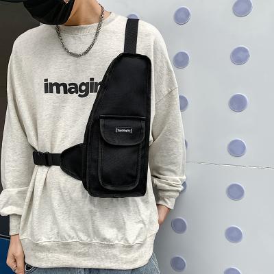 China Microfiber Multifunctional Portable Customized Promotional Sports Travel Durable Cross - Body Chest Men Messenger Sling Shoulder Bag for sale