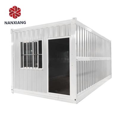 China Modern Steel Prefab Modular Storage Container Folding Low Price Light Low Price Office Container Detachable Container House 20ft for sale