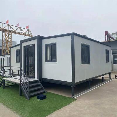 China Modern Expandable Flat Expandable Granny Container Living Prefab Mobile 3 in 1 Expandable Container House House for sale