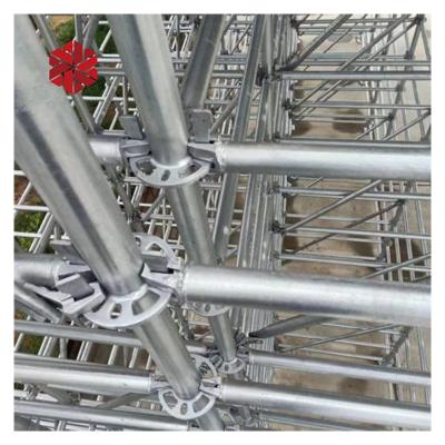 China Traditional ringlock scaffolding building construction ringlock HDG material copy painted ringlock scaffolding for sale