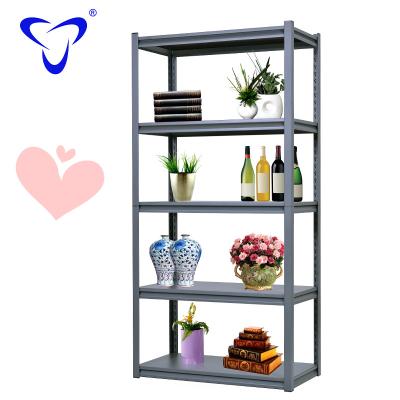 China Suitable for Garage Shelving LIGHTWEIGHT Industrial Metal Shelving Supermarket Goods Metal Used Storage Steel Shelf for sale