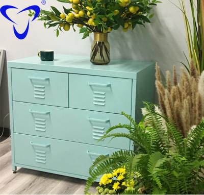 China (Other) Wholesale Adjustable Metal Cabinet Drawers 3 Tier Metal Drawer Storage Cabinet With Legs for sale