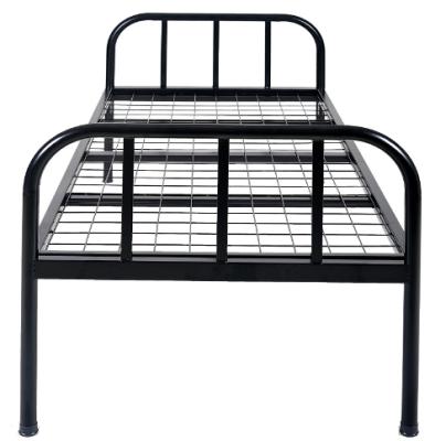 China Metal Bed Designs High Quality Adjustable Single Steel Bed Adults Steel Bed(Size) for sale