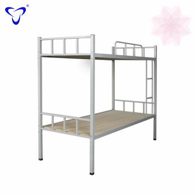 China HEAVY DUTY Square Heavy Duty Metal Cheap Manufacturer Double Bunk Bed Stainless Steel Tube Platform Bed For Sale for sale