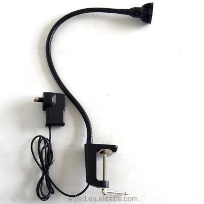 China 3W 110V 220V Modern Flexible Snake Clamp LED Reading Lamp, LED Clamp Light for sale