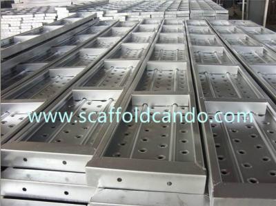 China Galvanized steel board steel plank platform silver 240*45*1.1*2000mm, 240*45*1.1*3000mm, 240*45*1.1*4000mm for sale